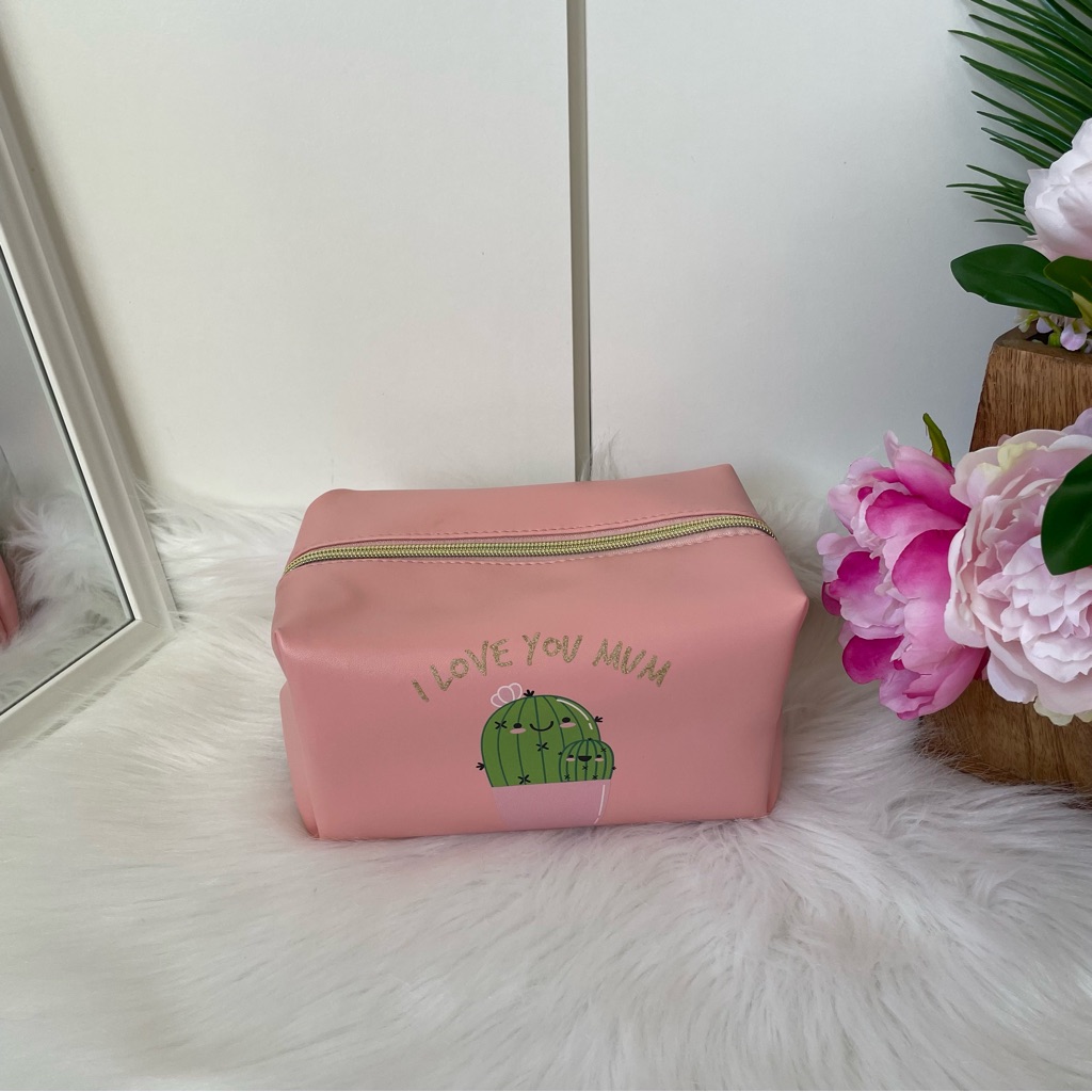 Super Cute Cactus Cosmetic Bag